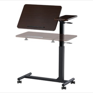 Tiltable Height Adjustable Laptop Cart